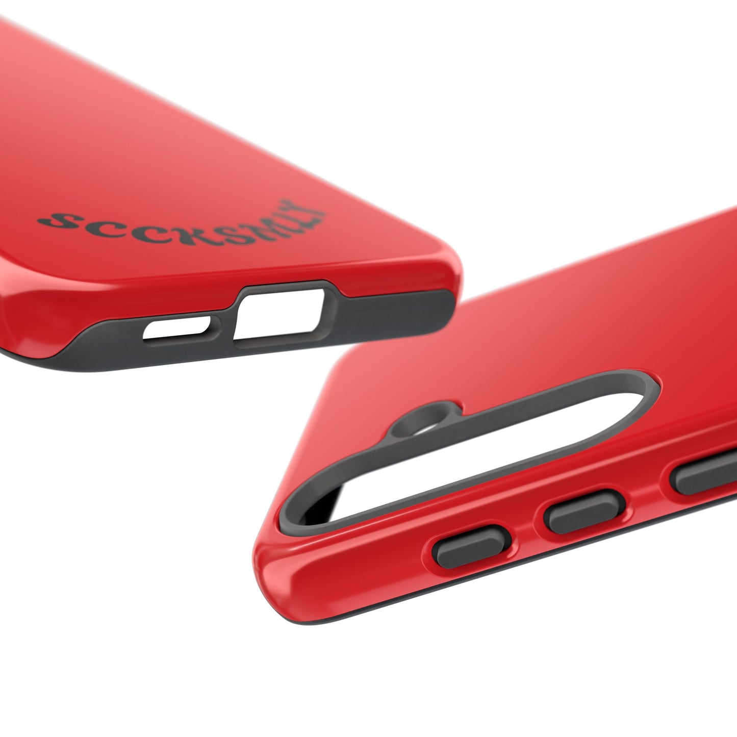 SOLID Screaming Red Tough Case for Samsung