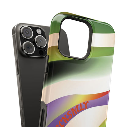 Green Waves Phone Case for Apple
