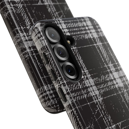 Smoky Grungy Plaid Phone Case for Samsung