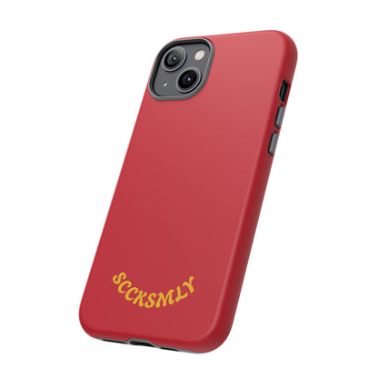 SOLID Calm Cherry Tough Case for Apple
