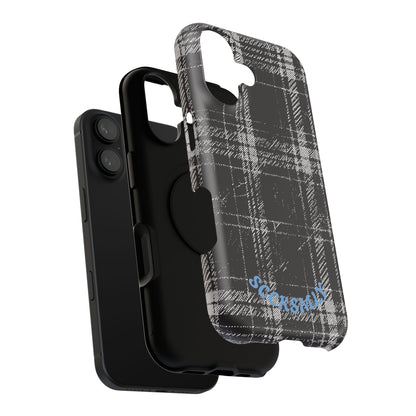 Smoky Grungy Plaid Phone Case for Apple