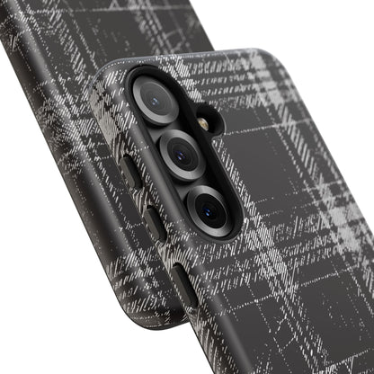 Smoky Grungy Plaid Phone Case for Samsung