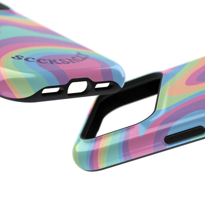 Pastel Swirl Phone Case for Apple