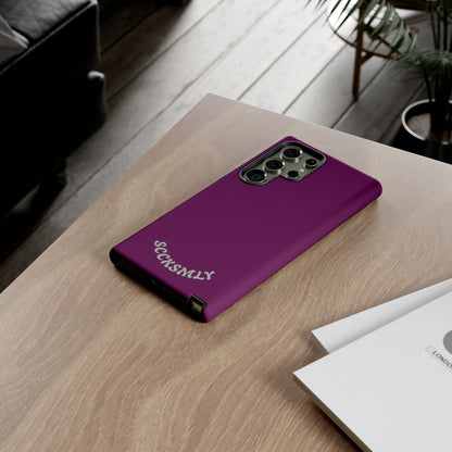 SOLID Amethyst Matte Tough Phone Case for Samsung