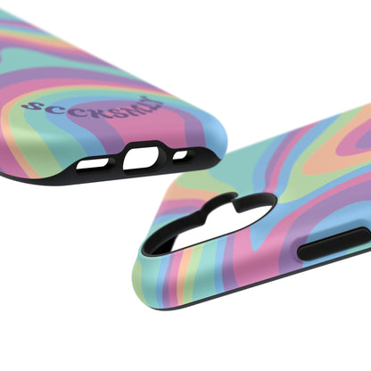 Pastel Swirl Phone Case for Apple