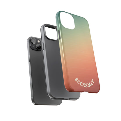 Warm Ombré Tough Phone Case for Apple