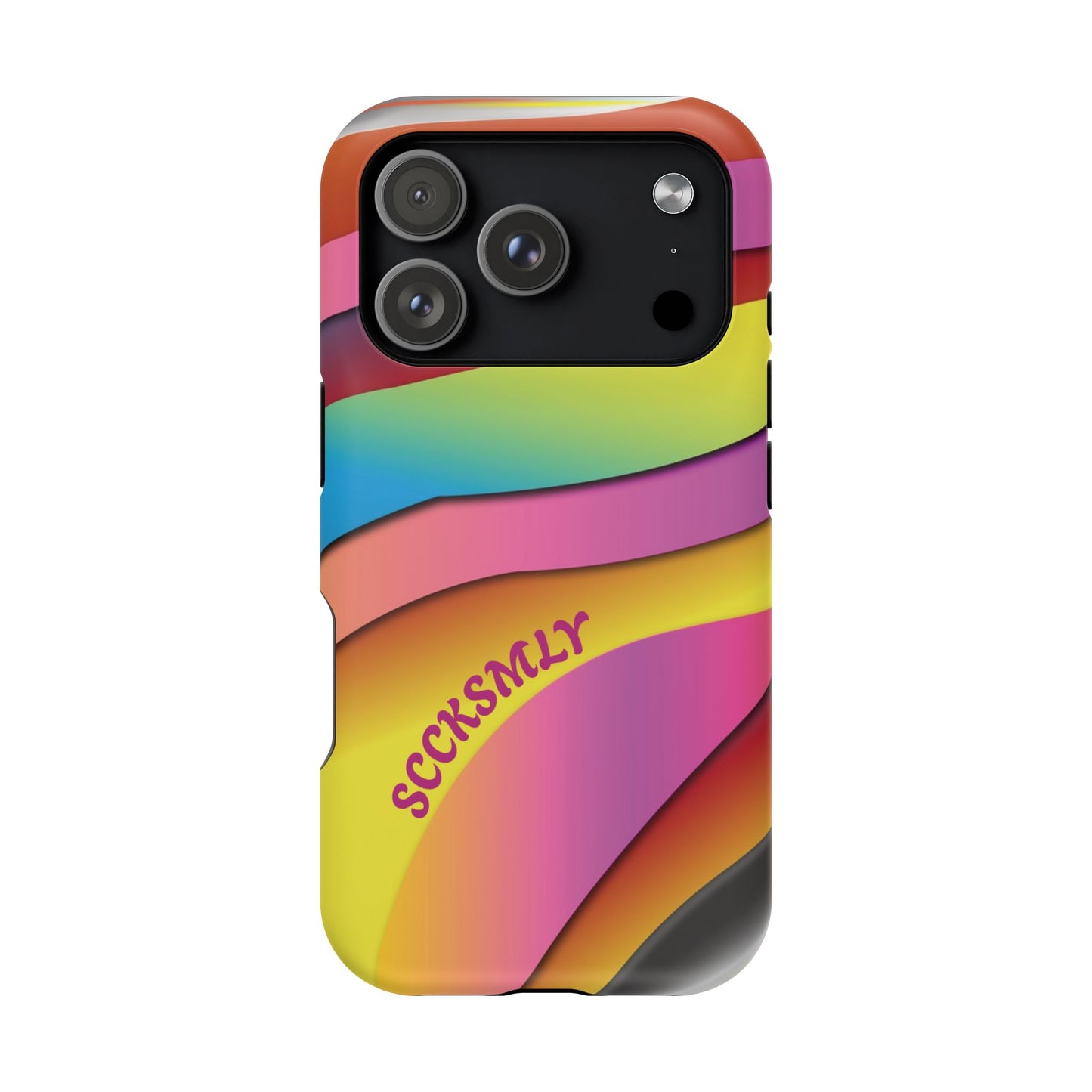Modern Retro Rainbow Phone Case for Apple