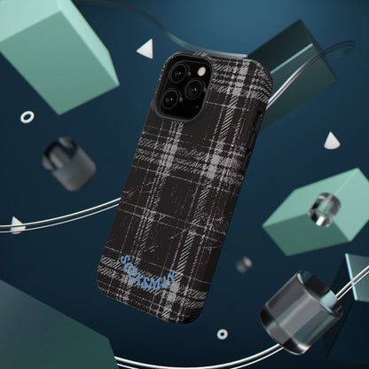 Smoky Grungy Plaid Phone Case for Apple