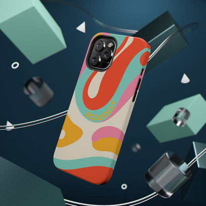 Psychodelic Acid Swirl Phone Case for Apple