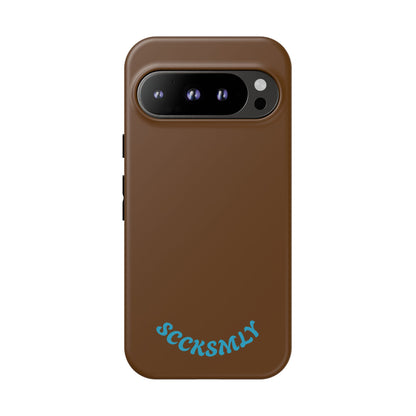 SOLID Chocolate Coco Tough Case for Google Pixel