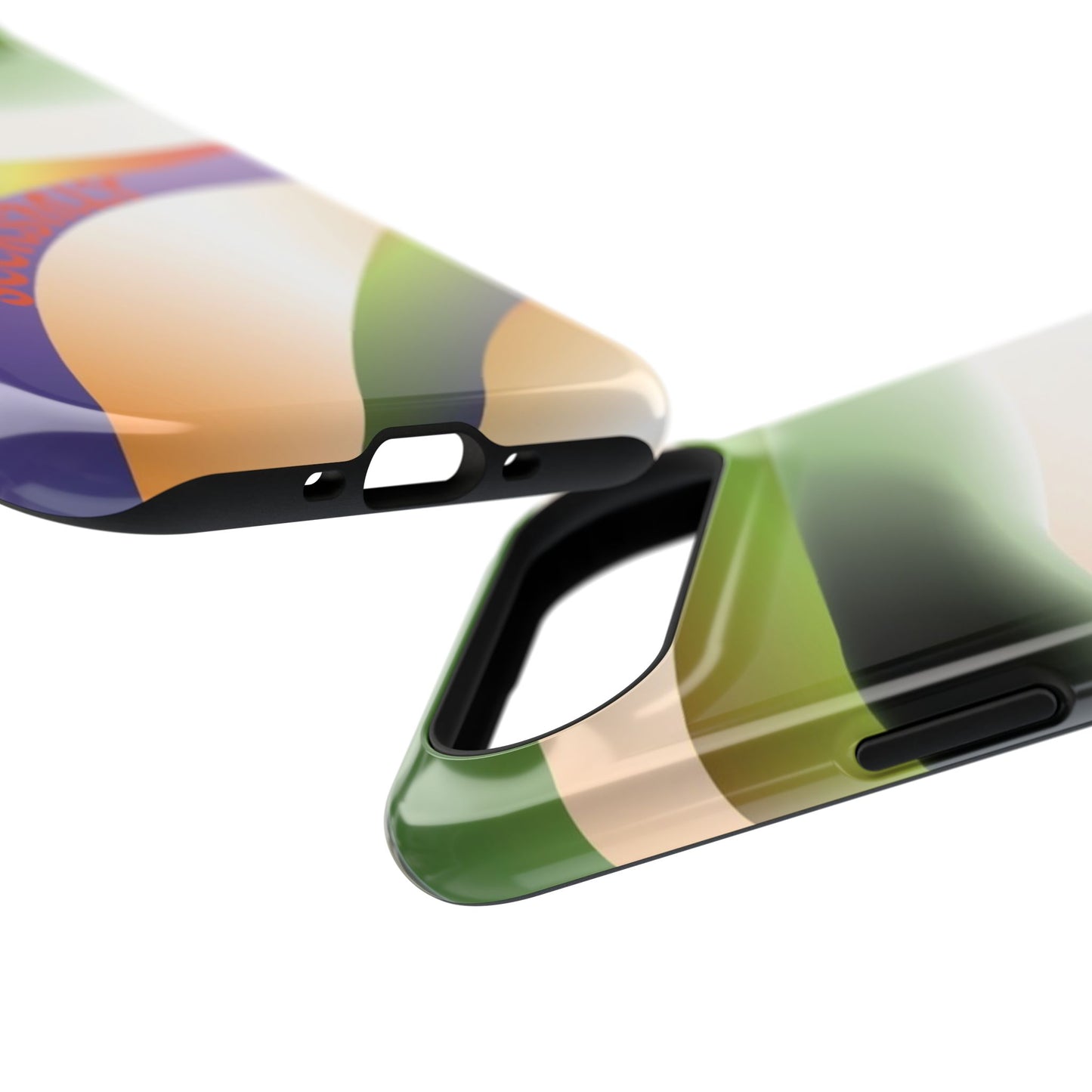 Green Waves Phone Case for Apple