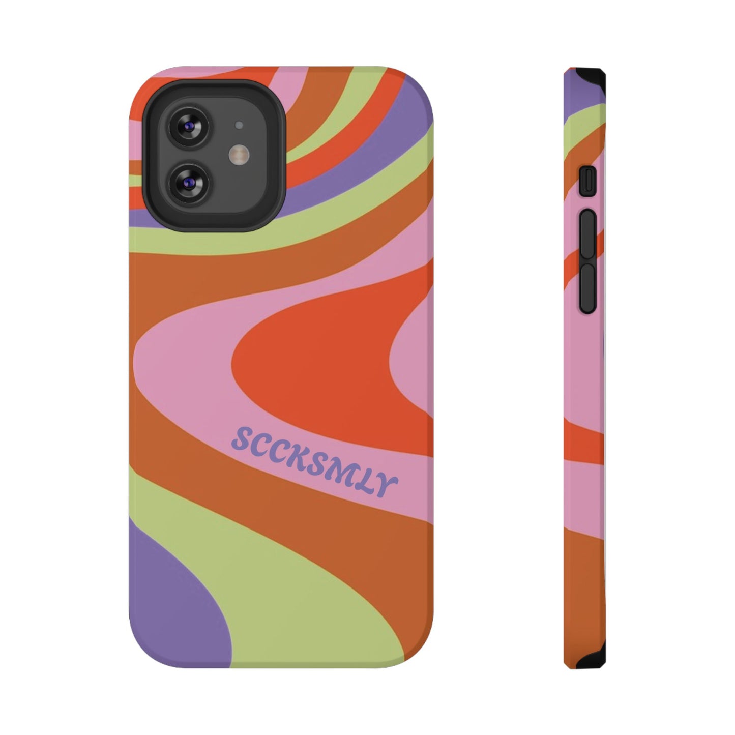 Curvy Swirl Phone Case for Apple