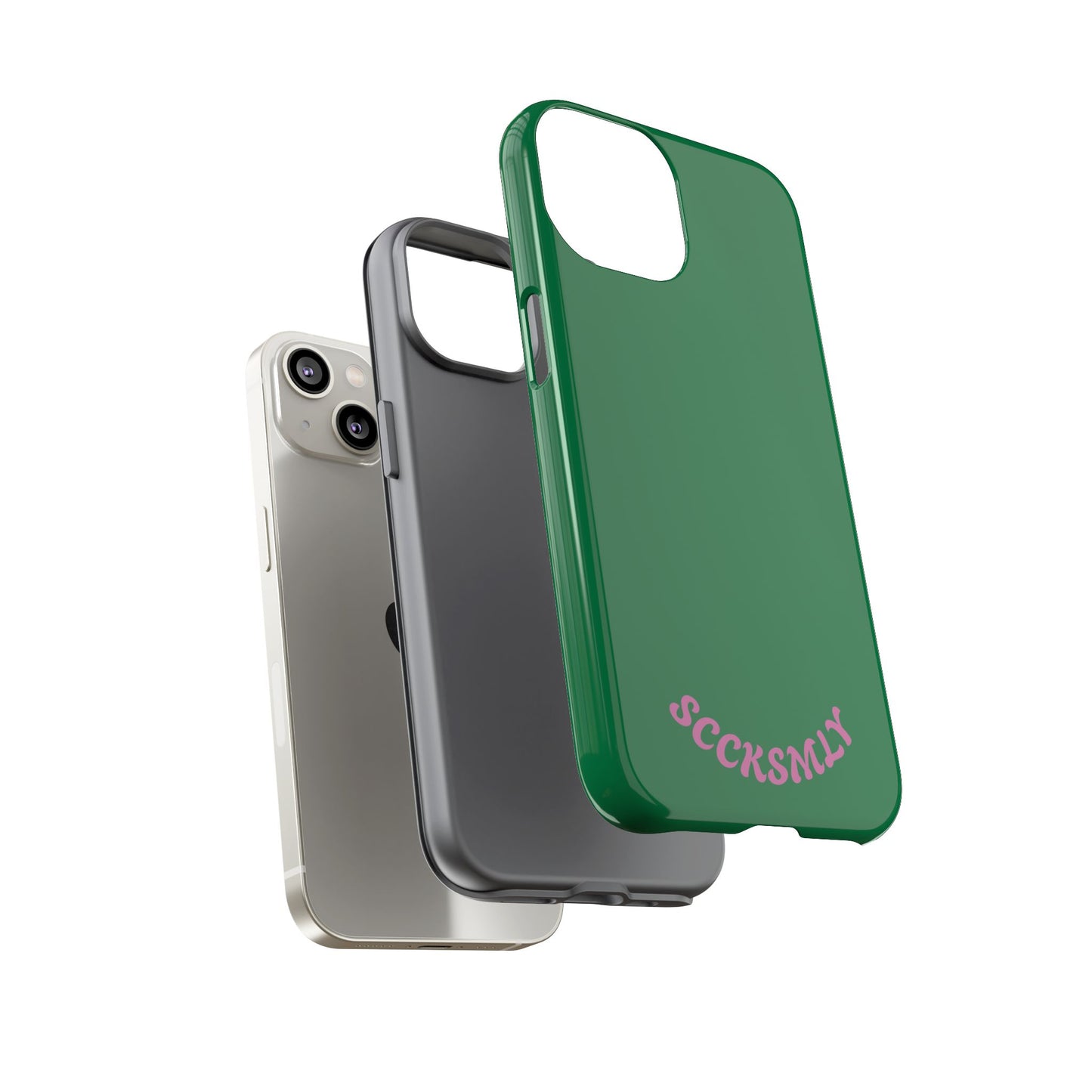 SOLID Garden Pink Tough Case for Apple