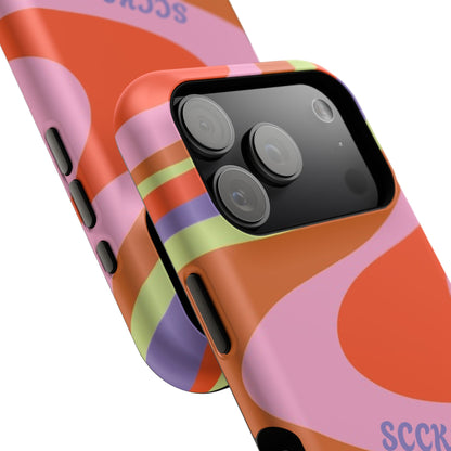 Curvy Swirl Phone Case for Apple