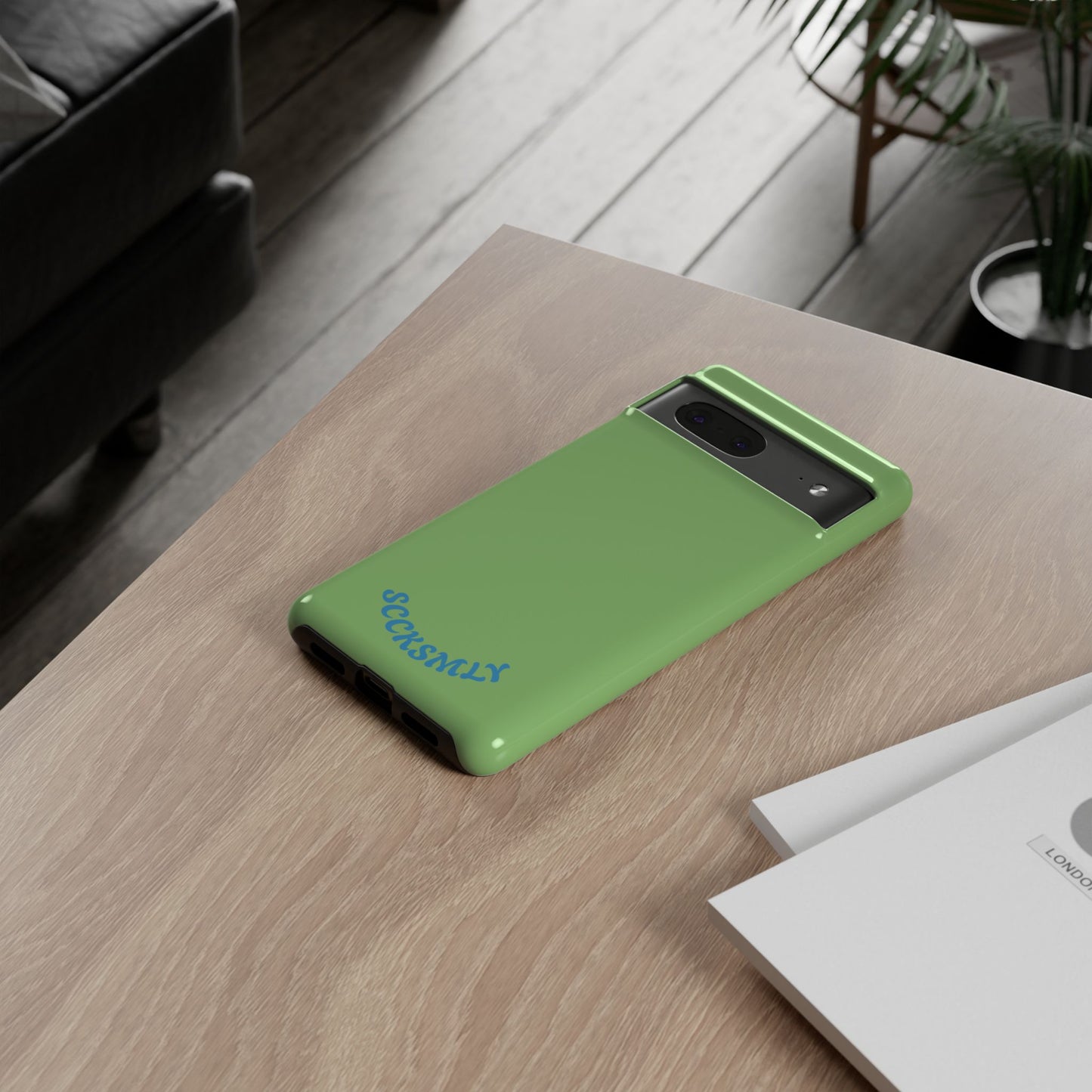 SOLID Sour Lime Tough Case for Google Pixel