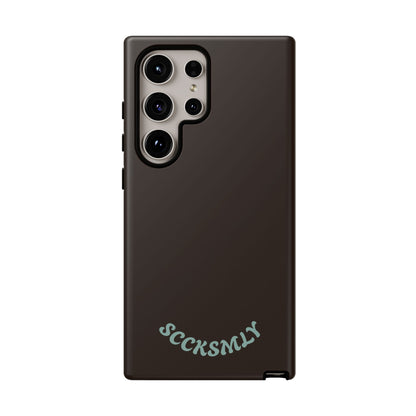 SOLID Espresso Mint Tough Phone Case for Samsung