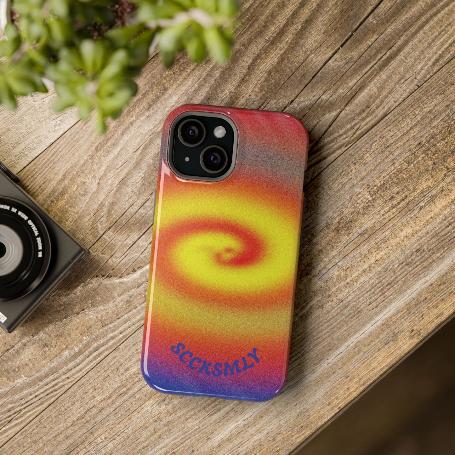 Toxic Spiral Tough Phone Case for Apple