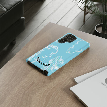 Comic Dot Sky Tough Phone Case for Samsung