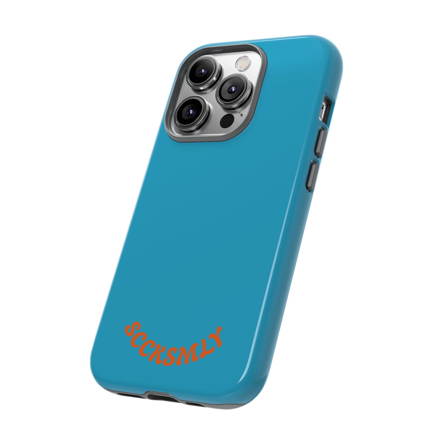 SOLID Blue Spook Tough Case for Apple