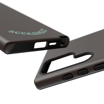 SOLID Espresso Mint Tough Phone Case for Samsung