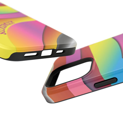 Modern Retro Rainbow Phone Case for Apple