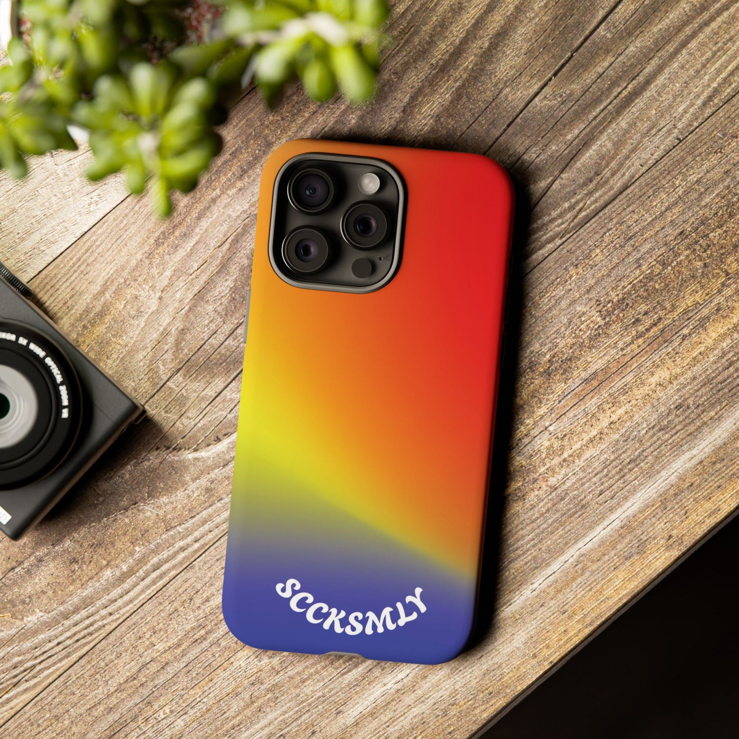 Volcanic Rain Tough Phone Case for Apple