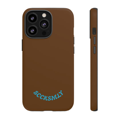 SOLID Chocolate Coco Tough Case for Apple