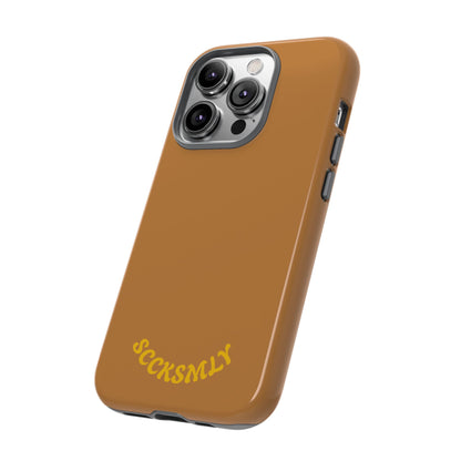 SOLID Spiced Caramel Tough Case for Apple