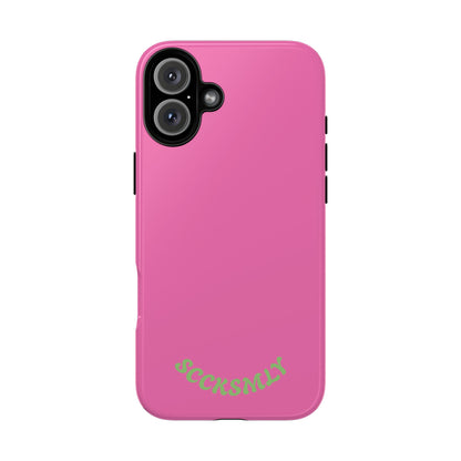 SOLID Sweet Static Pink Tough Case for Apple
