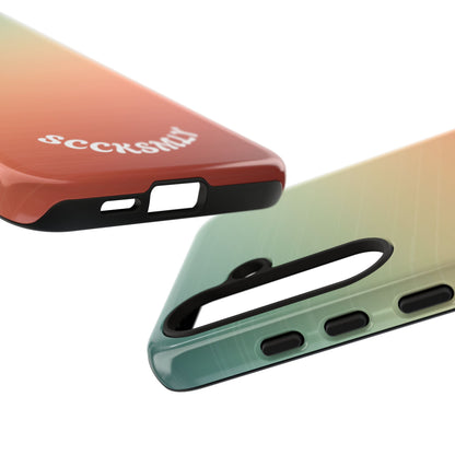 Warm Ombré Tough Phone Case for Samsung