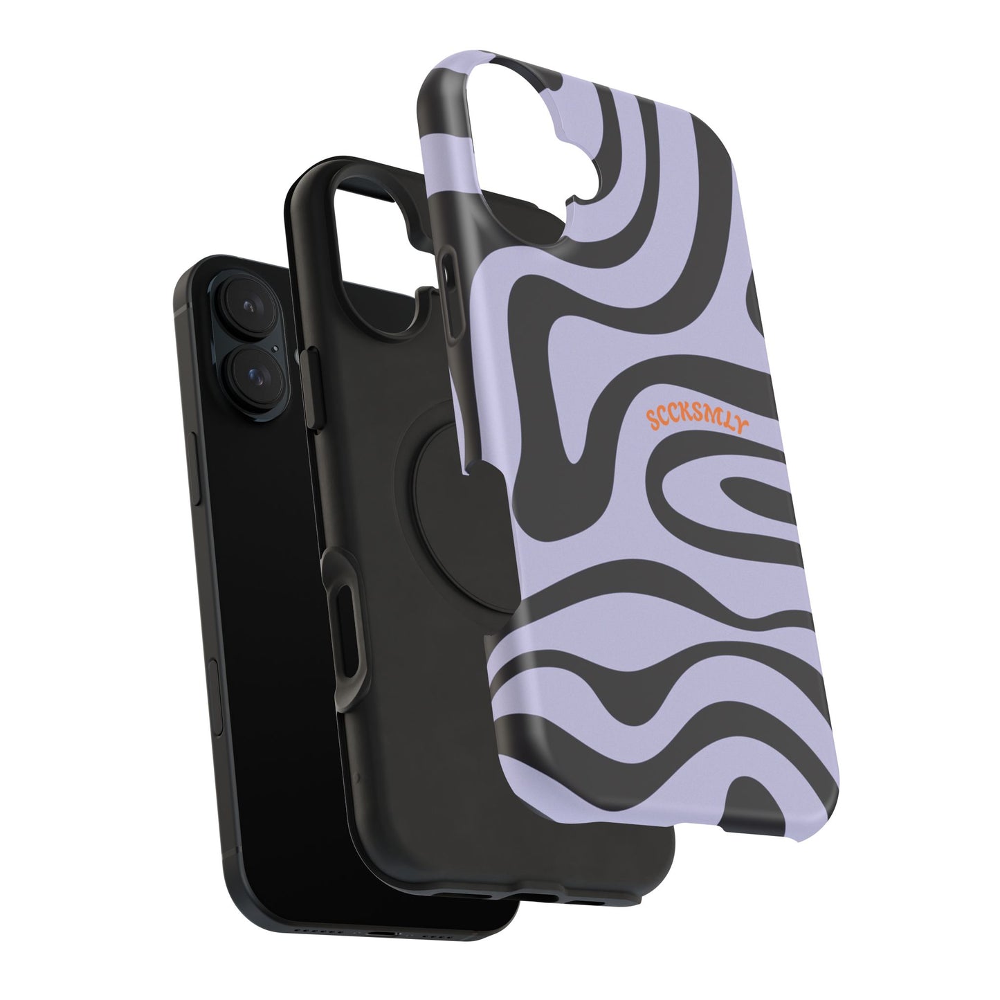 Purple Swirl Phone Case for Apple