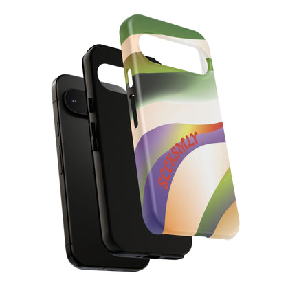 Green Waves Phone Case for Google Pixel