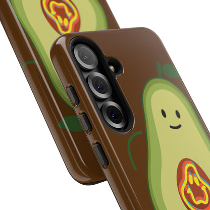 Playful Vegan Avocado Phone Case for Samsung