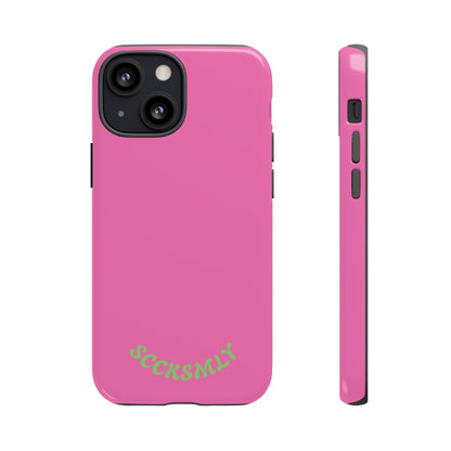 SOLID Sweet Static Pink Tough Case for Apple