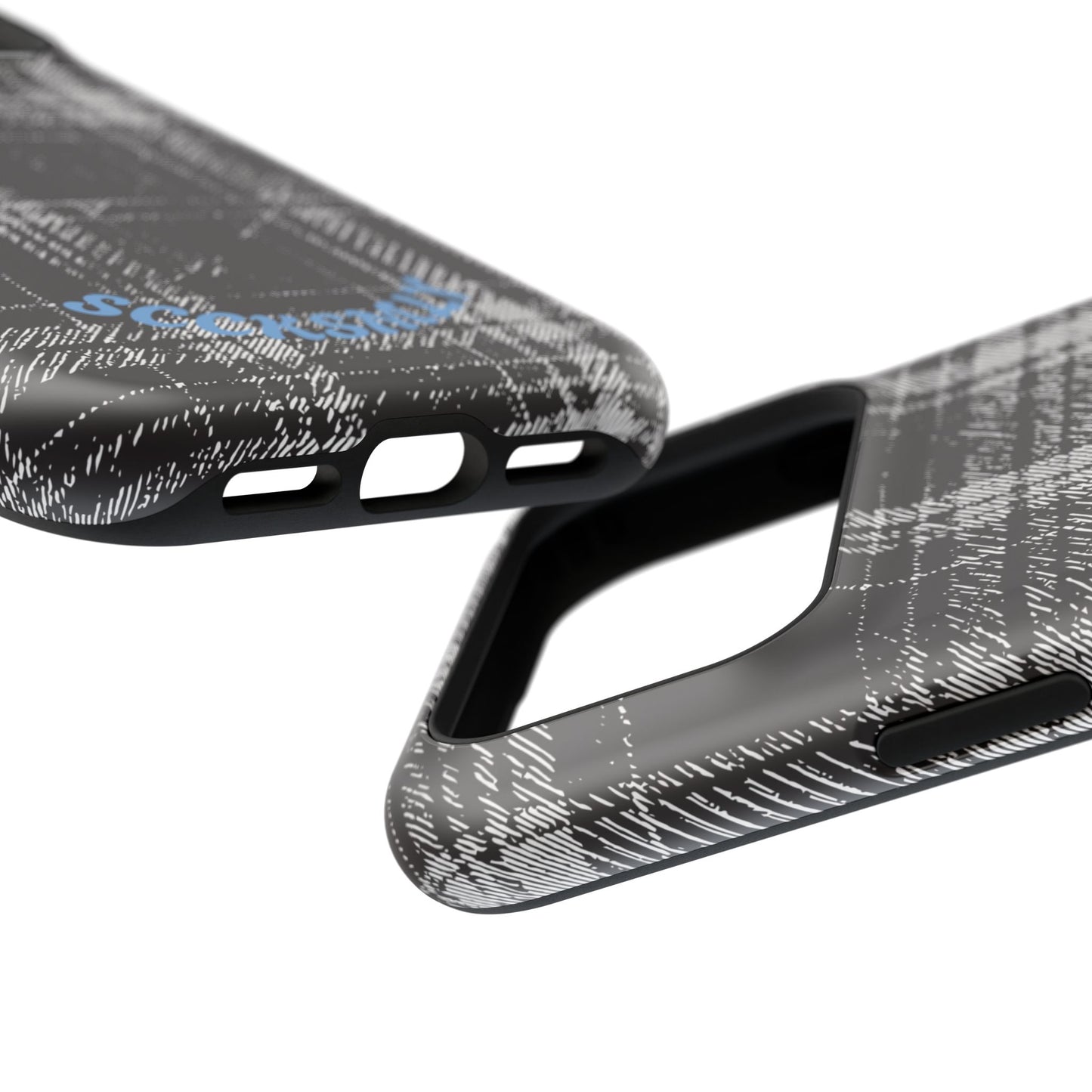 Smoky Grungy Plaid Phone Case for Apple