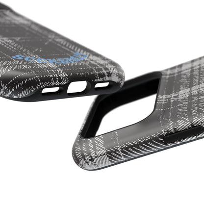 Smoky Grungy Plaid Phone Case for Apple