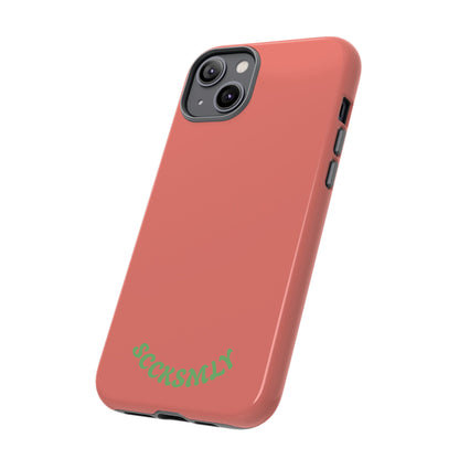 SOLID Guava Melon Wave Tough Phone Case for Apple