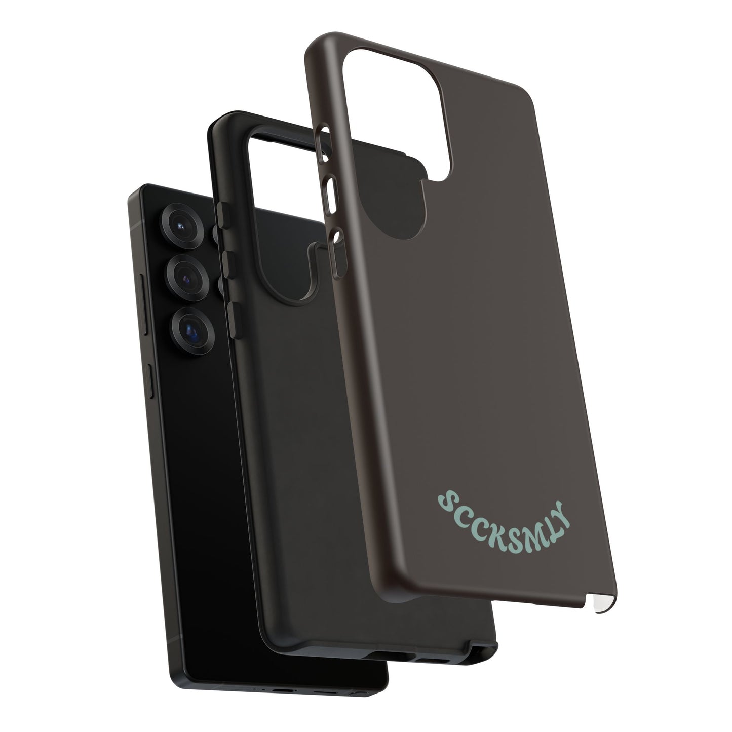 SOLID Espresso Mint Tough Phone Case for Samsung
