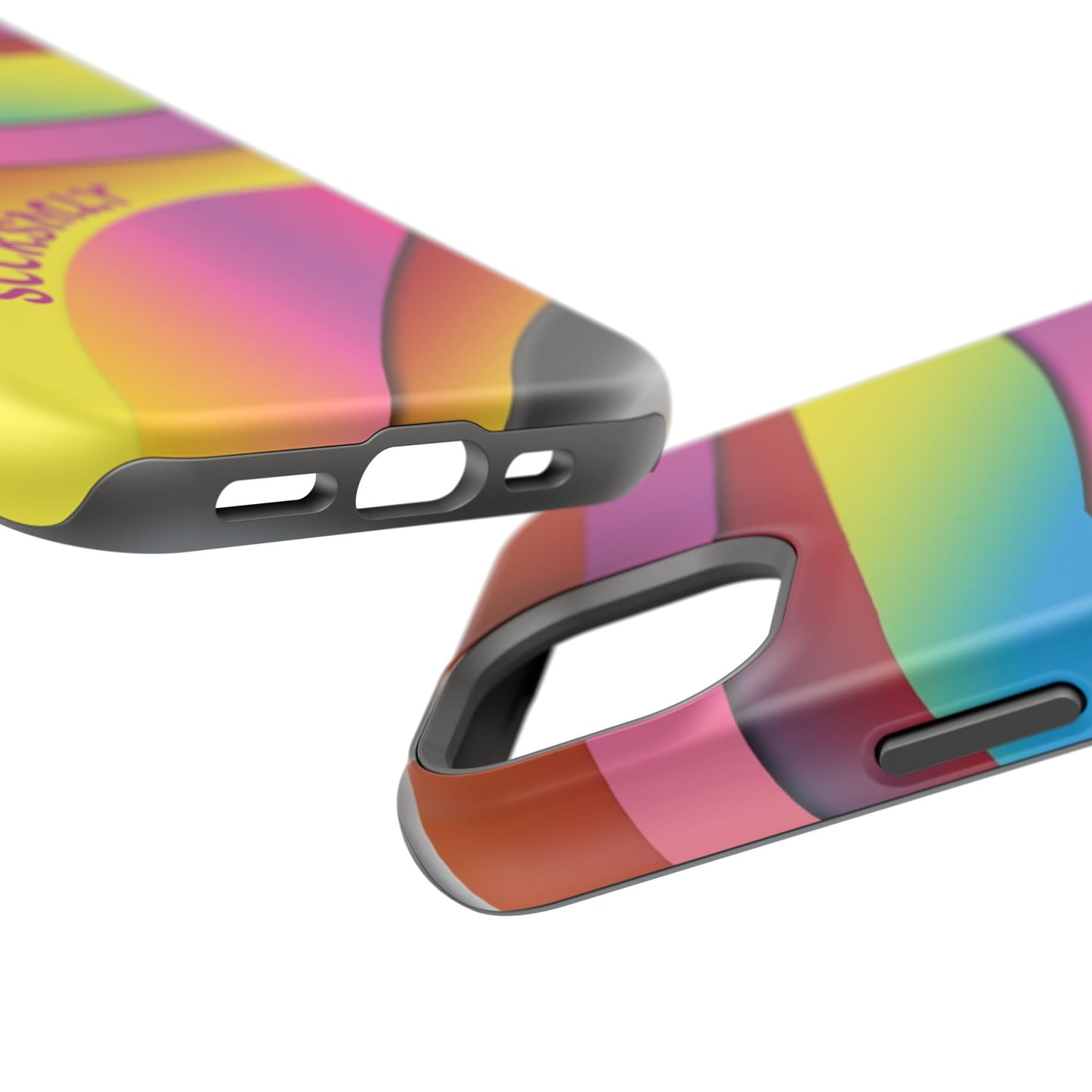 Modern Retro Rainbow Phone Case for "IOS or Apple"