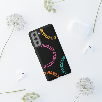 Y2K Wavy Script Tough Case for Samsung