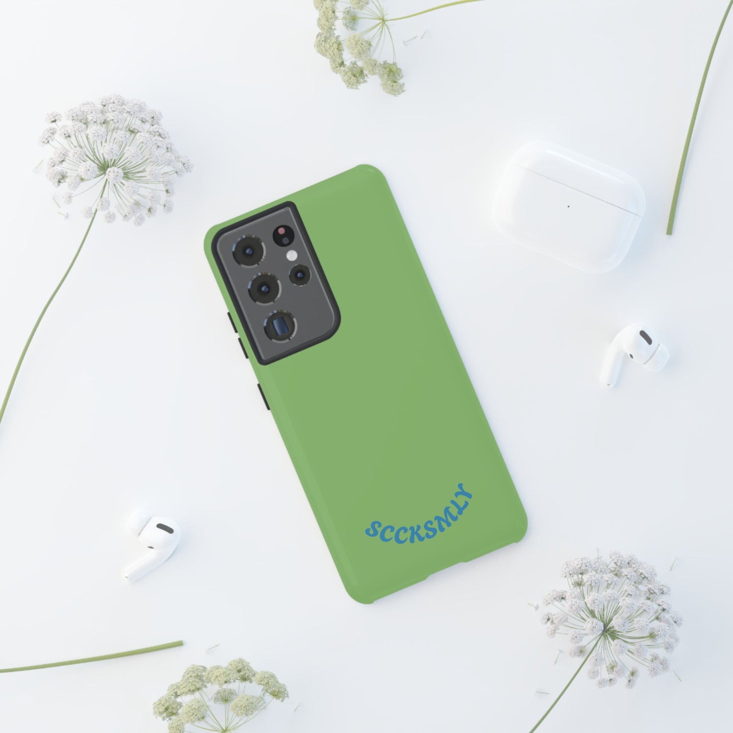 SOLID Sour Lime Tough Case for Samsung