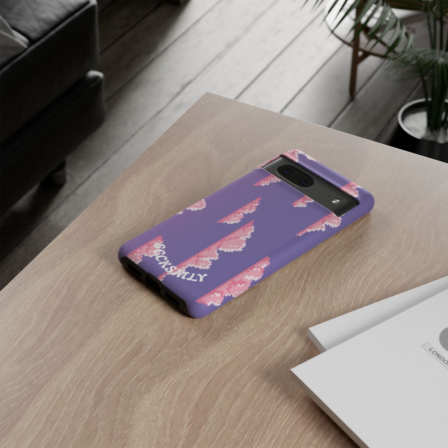 Purple Cotton Candy Sky Tough Phone Case for Google Pixel