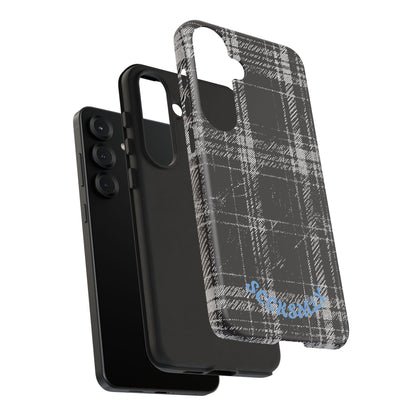 Smoky Grungy Plaid Phone Case for Samsung