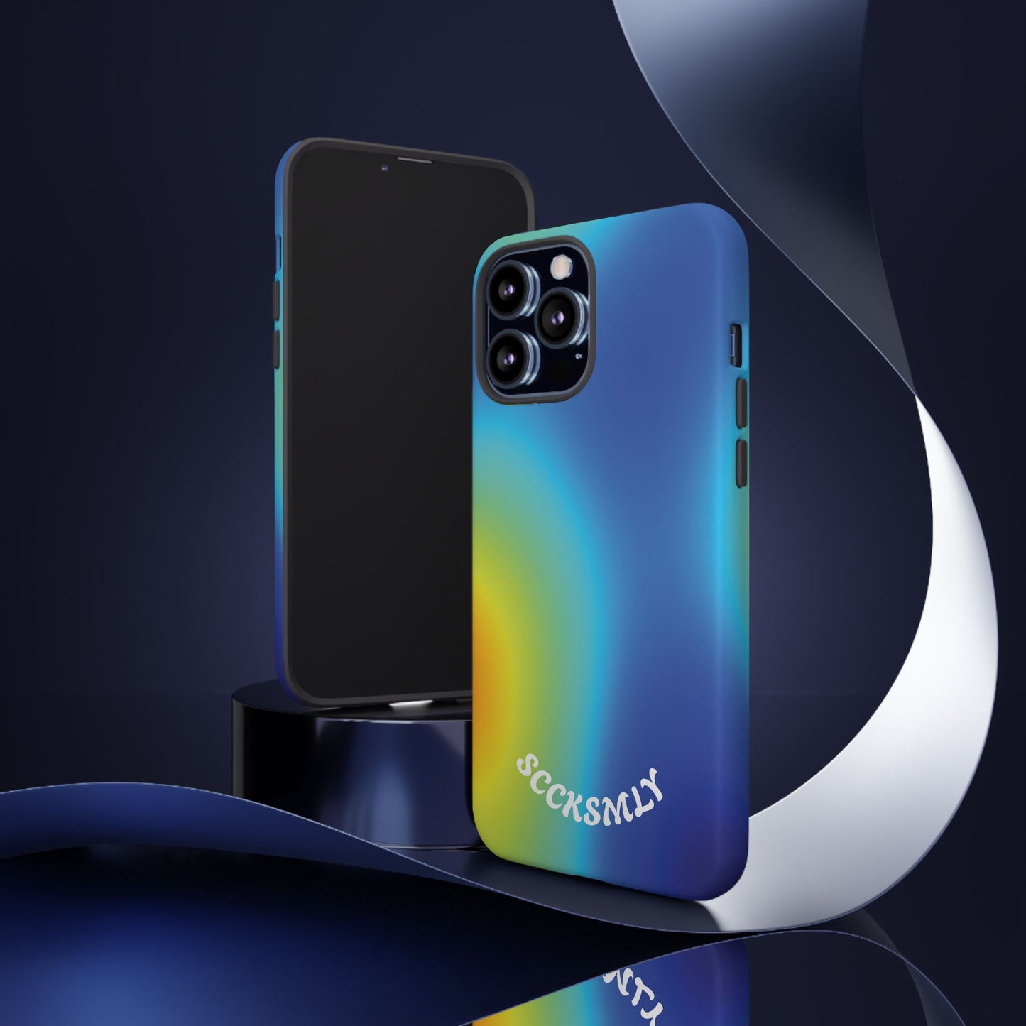 Gradient Heatwave Tough Phone Case for Apple