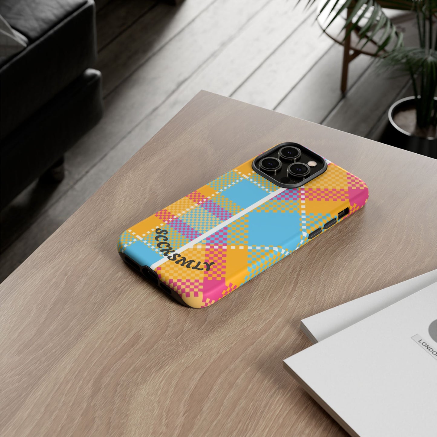 Pattern Punch Phone Case for Apple