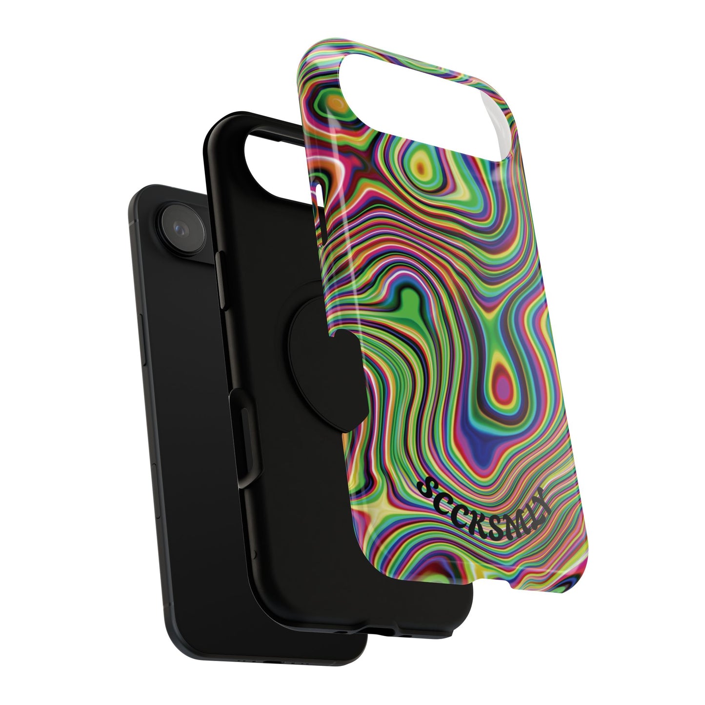 Acid Swirl Phone Case for Apple