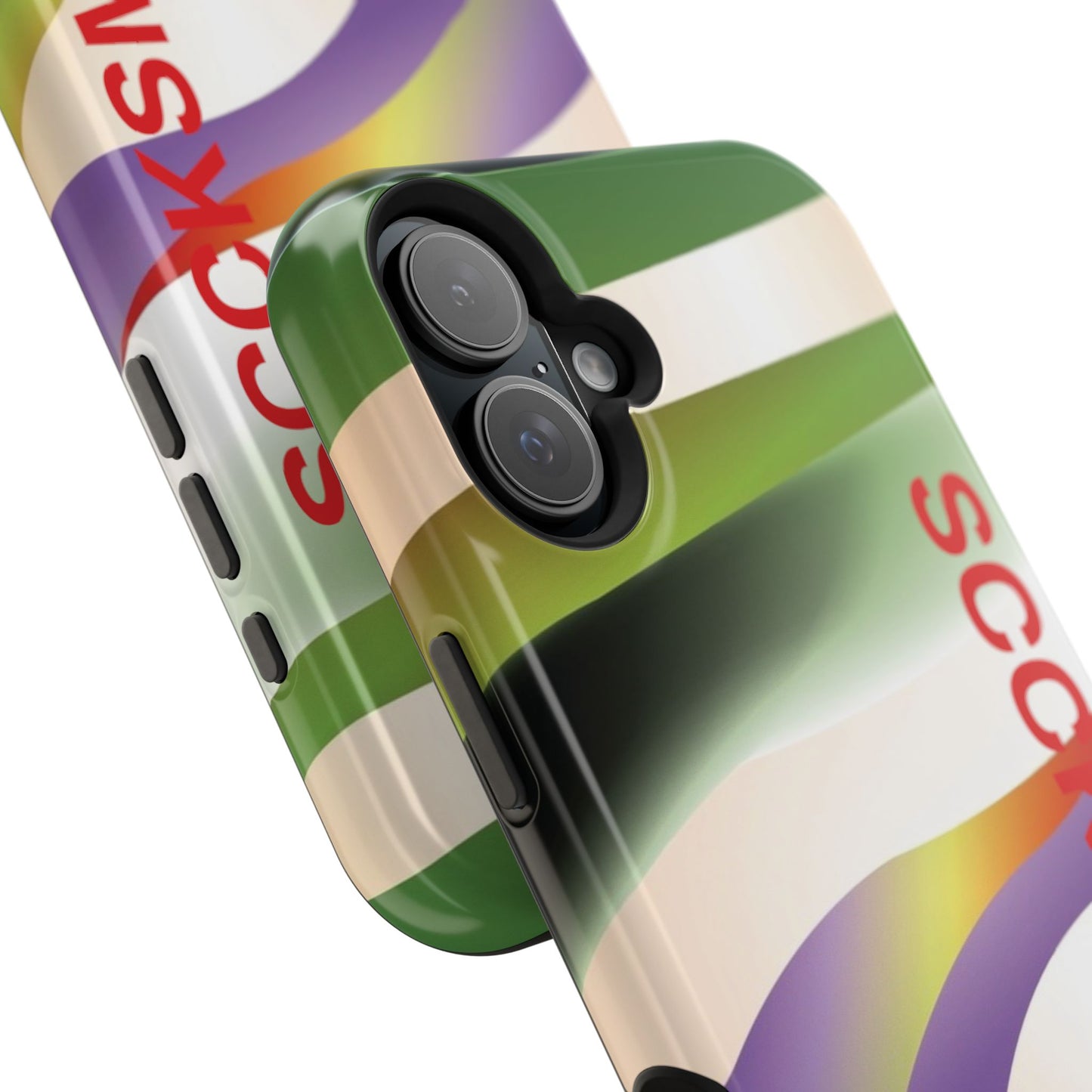 Green Waves Phone Case for "IOS or Apple"