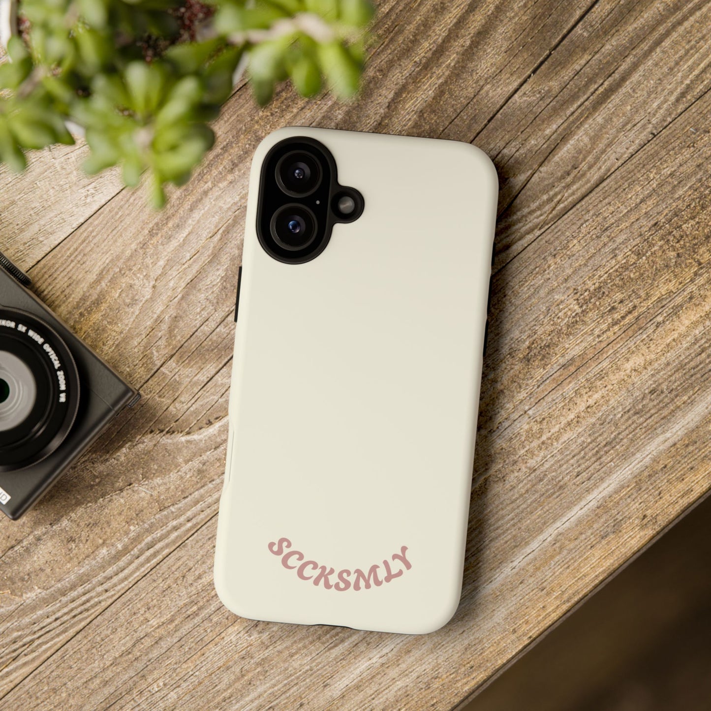Sweet Oat Milk Tough Phone Case for Apple