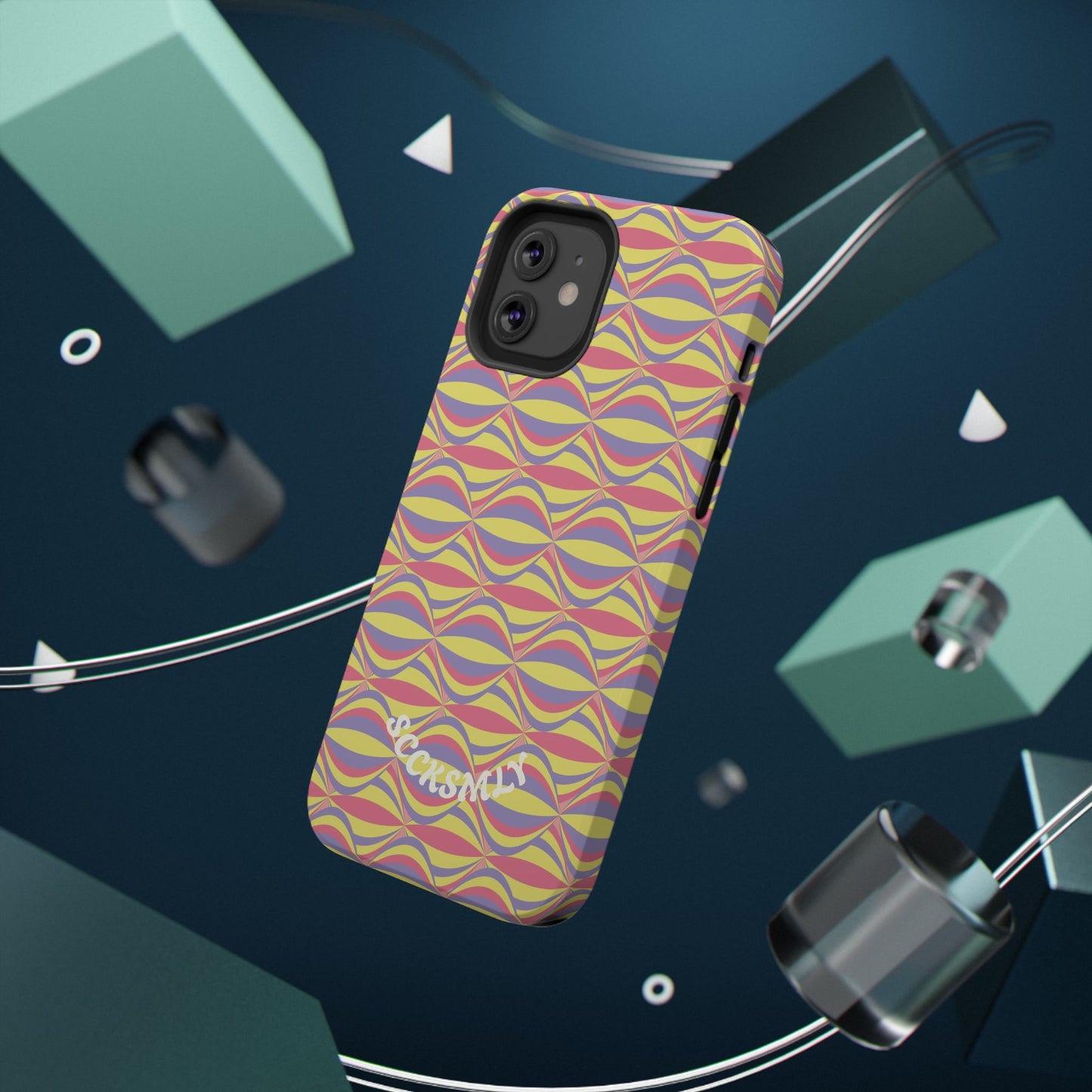 Electric Orbit Tough Phone Case for Apple
