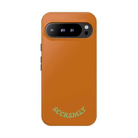 SOLID Terracotta Coal Tough Case for Google Pixel